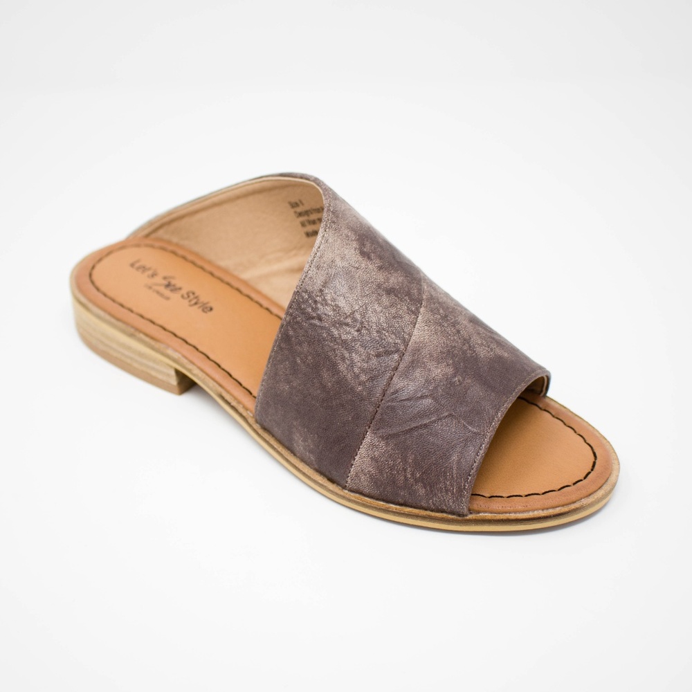 PRAGUE Slip-On Flats - Bronze